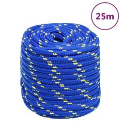 Corde de bateau Bleu 16 mm 25 m Polypropyl&egrave;ne