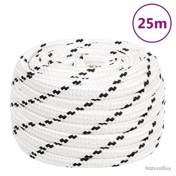 Corde de travail Blanc 20 mm 25 m Polyester alsavelo
