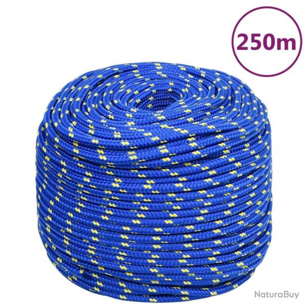 Corde de bateau Bleu 6 mm 250 m Polypropyl�ne