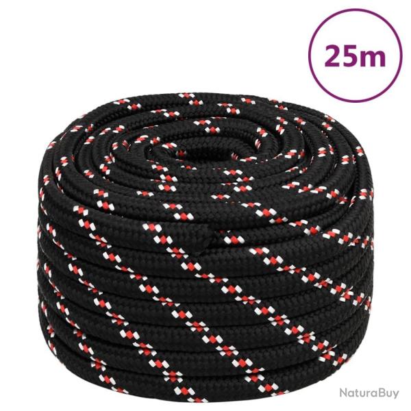 Corde de bateau Noir 20 mm 25 m Polypropyl�ne