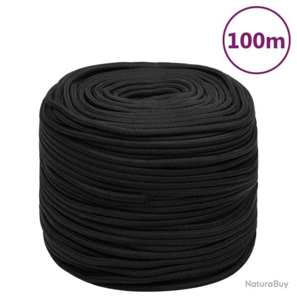 Corde de bateau Noir complet 8 mm 100 m Polypropyl�ne