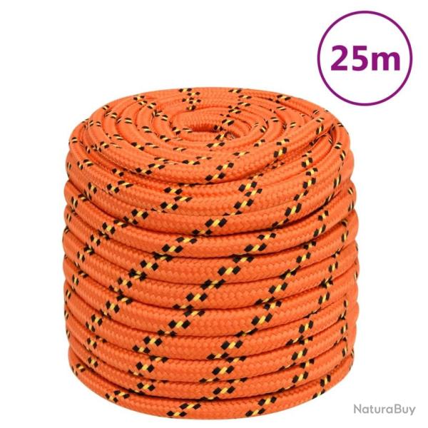 Corde de bateau Orange 18 mm 25 m Polypropyl�ne
