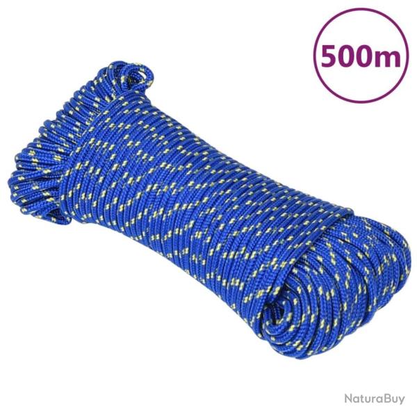 Corde de bateau Bleu 3 mm 500 m Polypropyl�ne