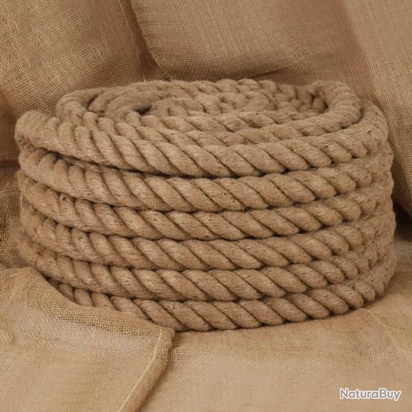 Corde de jute 5 m de long 36 mm d'�paisseur