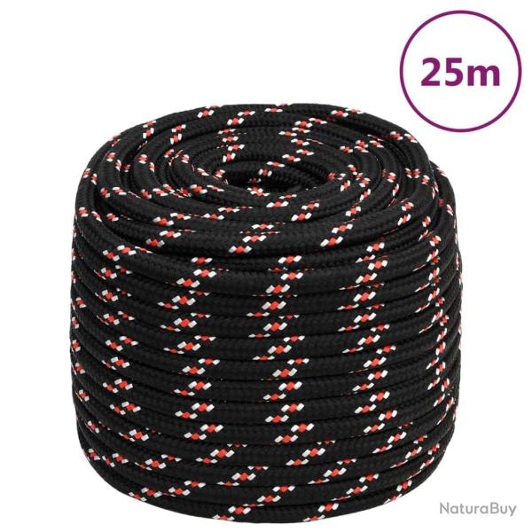 Corde de bateau Noir 16 mm 25 m Polypropyl�ne