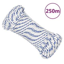 Corde de bateau Blanc 5 mm 250 m Polypropyl&egrave;ne