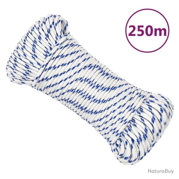 Corde de bateau Blanc 5 mm 250 m Polypropyl�ne