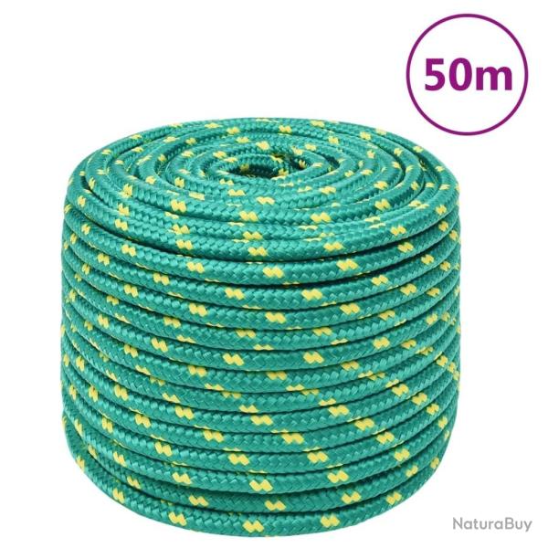 Corde de bateau Vert 12 mm 50 m Polypropyl�ne