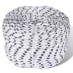 Corde de bateau tress&eacute;e en bobine Polyester 10 mm x 50 m