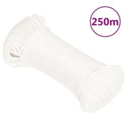 Corde de bateau Blanc complet 4 mm 250 m polypropyl&egrave;ne