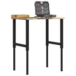 &Eacute;tabli 80x60x(71,5-98) cm bois de ch&ecirc;ne massif