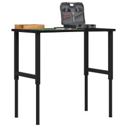 &Eacute;tabli marron fonc&eacute; 100x60x(71,5-98) cm bois de ch&ecirc;ne massif