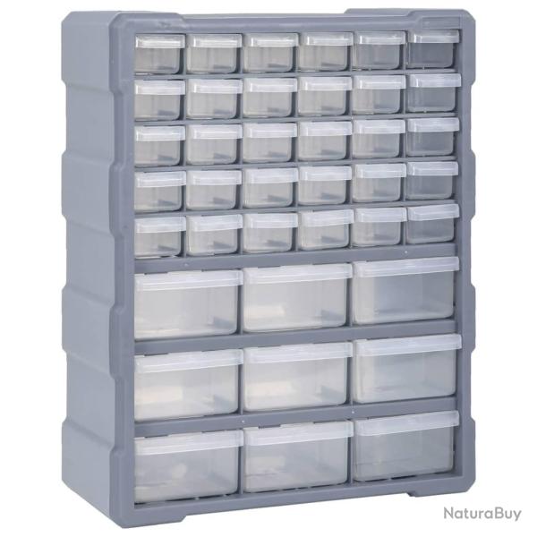 Organisateur multi-tiroirs avec 39 tiroirs 38x16x47 cm