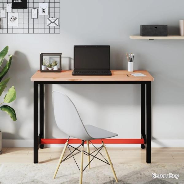 �tabli 115x55x81,5 cm bois massif de h�tre et m�tal alsavelo