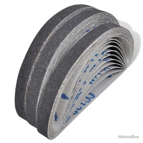 Lot de 30 courroies abrasives pour ponceuse � bande pneumatique
