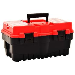 Bo&icirc;te &agrave; outils Plastique 462x256x242 mm Rouge