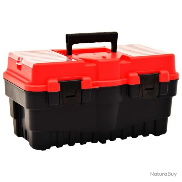 Bo�te � outils Plastique 462x256x242 mm Rouge