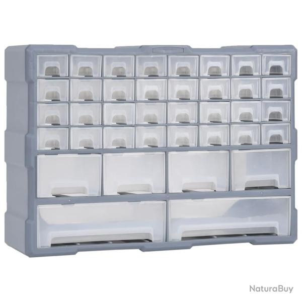 Organisateur multi-tiroirs avec 38 tiroirs 52x16x37,5 cm