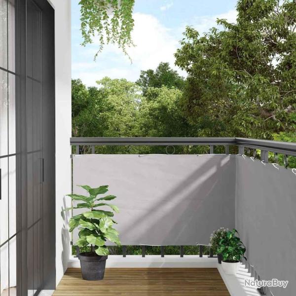 �cran d'intimit� de balcon gris 400x120 cm PVC