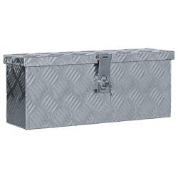 Bo&icirc;te en aluminium 48,5 x 14 x 20 cm Argent&eacute;