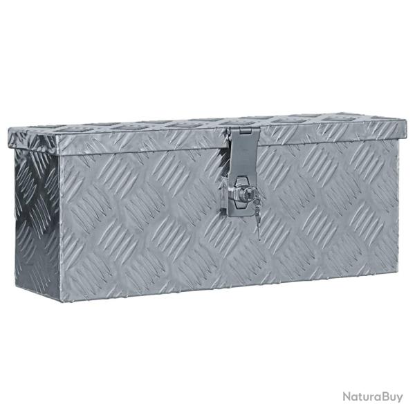 Bo�te en aluminium 48,5 x 14 x 20 cm Argent�