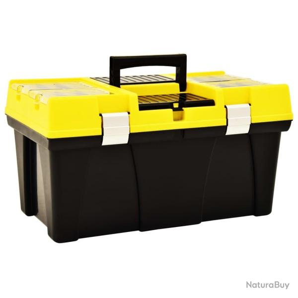 Bo�te � outils Plastique 595x337x316 mm Jaune