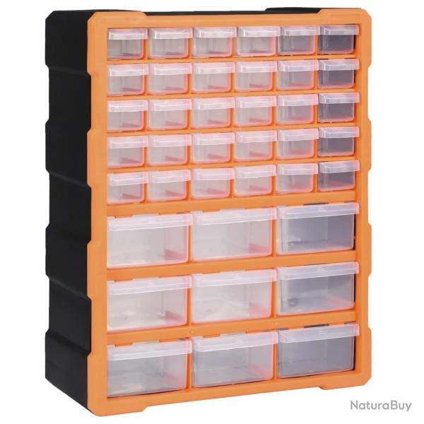 Organisateur multi-tiroirs avec 39 tiroirs 38x16x47 cm
