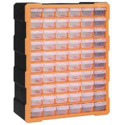 Organisateur multi-tiroirs avec 60 tiroirs 38x16x47,5 cm