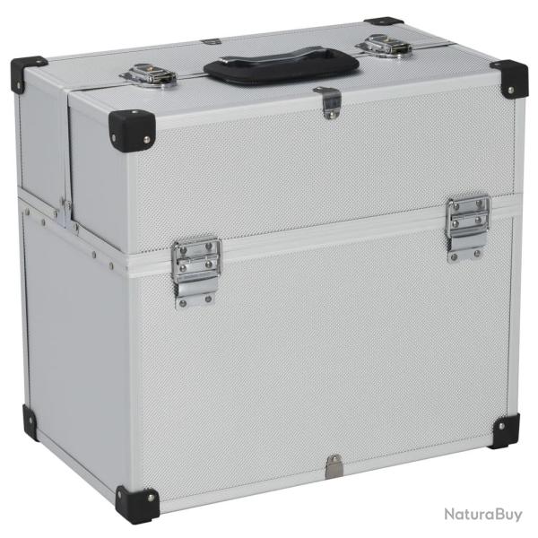 Bo�te � outils 38x22,5x34 cm Argent� Aluminium