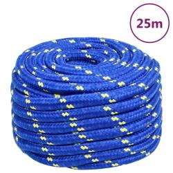 Corde de bateau Bleu 20 mm 25 m Polypropyl&egrave;ne