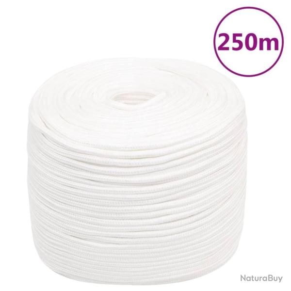 Corde de bateau Blanc complet 10 mm 250 m Polypropyl�ne