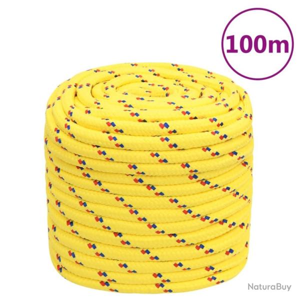 Corde de bateau Jaune 18 mm 100 m Polypropyl�ne alsavelo
