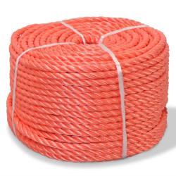 Corde torsad&eacute;e Polypropyl&egrave;ne 10 mm 250 m Orange
