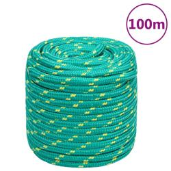 Corde de bateau Vert 16 mm 100 m Polypropyl&egrave;ne