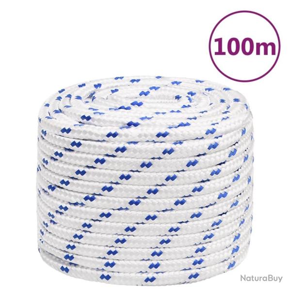 Corde de bateau Blanc 16 mm 100 m Polypropyl�ne