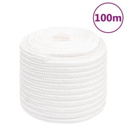 Corde de bateau Blanc complet 18 mm 100 m Polypropyl&egrave;ne