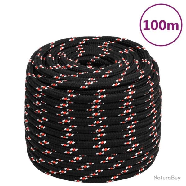 Corde de bateau Noir 16 mm 100 m Polypropyl�ne alsavelo