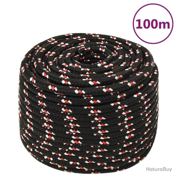 Corde de bateau Noir 14 mm 100 m Polypropylne alsavelo