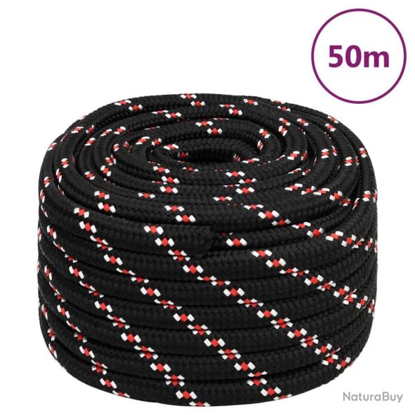 Corde de bateau Noir 20 mm 50 m Polypropylne alsavelo