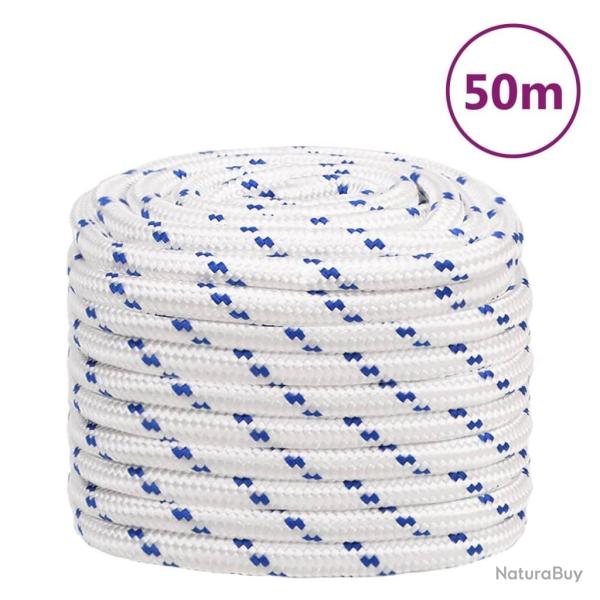 Corde de bateau Blanc 20 mm 50 m Polypropyl�ne alsavelo