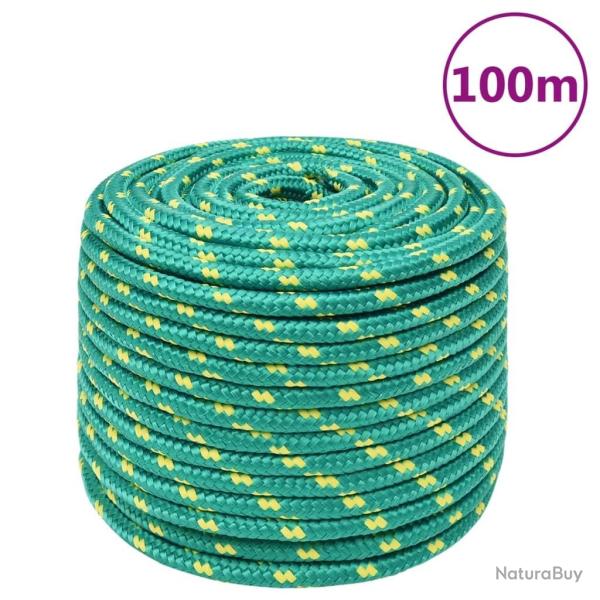 Corde de bateau Vert 14 mm 100 m Polypropyl�ne