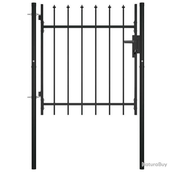 Portail de porte Boxtel avec t�te pointue 100x75 cm