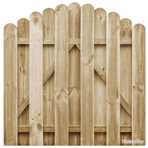 Portail de jardin Bois de pin impr�gn� 100x100 cm