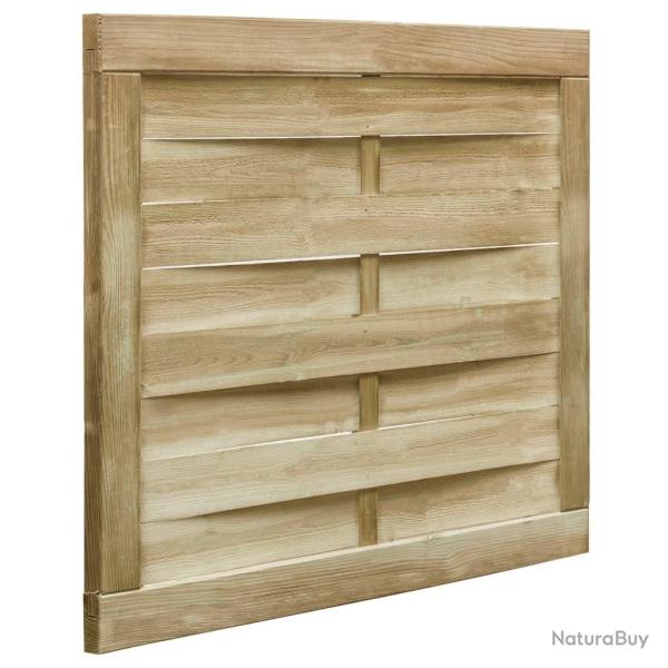Portillon de jardin Bois de pin impr�gn� 100x75 cm Vert