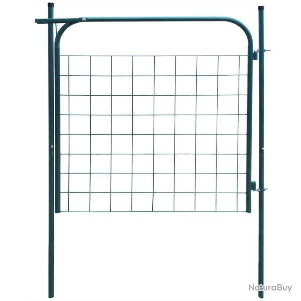 Portail de cl�ture de jardin 100 x 100 cm Vert alsavelo