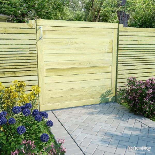 Portail de jardin Bois de pin impr�gn� 100x100 cm