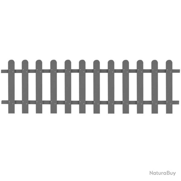 Cl�ture � piquets WPC 200x60 cm alsavelo
