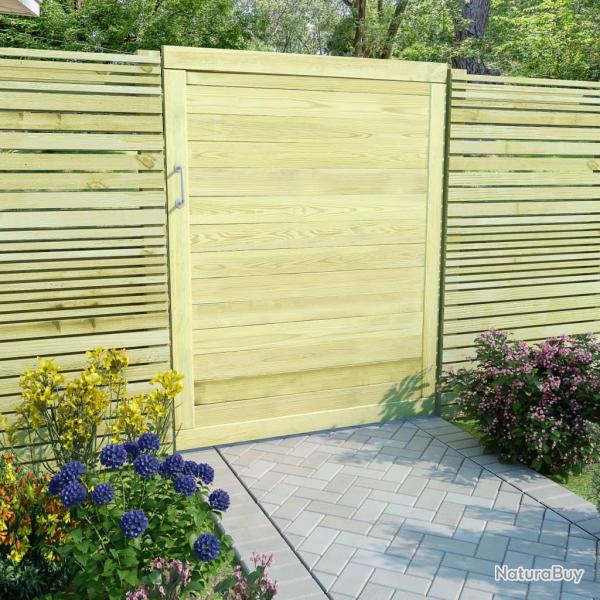 Portail de jardin Bois de pin impr�gn� 125x100 cm alsavelo