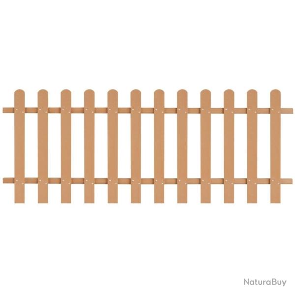 Cl�ture � piquets WPC 200x80 cm