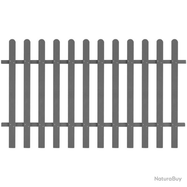 Clture  piquets WPC 200x120 cm alsavelo